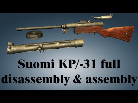 Suomi KP/-31: full disassembly & assembly | World of Guns