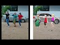 Siri Challa dance with her mom and vadina vs Animated characters
