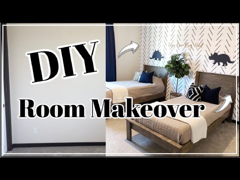 image-How can I put two single beds in a small room?