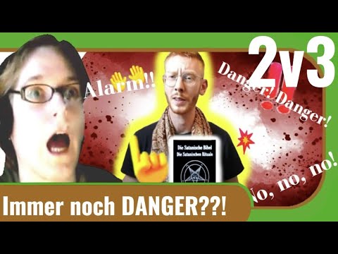 Immer noch DANGER ⁉️ Die Satanische Bibel  2v3 😈 React auf KeinBlattVormMund