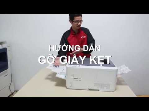 Gỡ giấy kẹt đơn giản ở máy in màu OKI C332dn