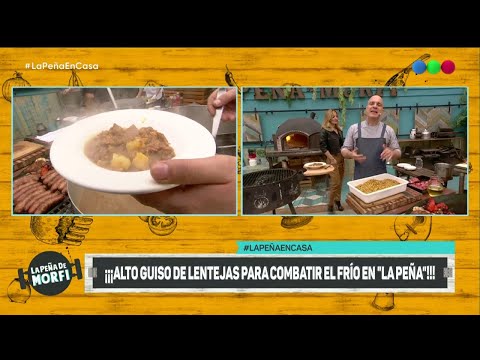 Guiso de lentejas para el frío - La Peña en Casa