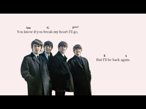 Chords for I'll Be Back (The Beatles)