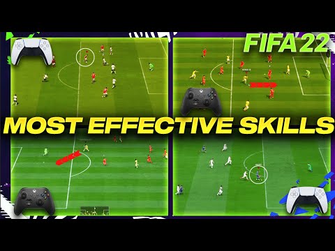 FIFA 22 MOST EFFECTIVE SKILLS TUTORIAL - BEST MOVES TO USE IN FIFA 22 & BECOME AN ELITE PLAYER