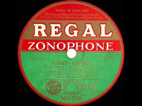 1932 Ambrose - Please (Sam Browne, vocal)