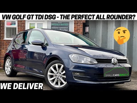 Used 2013 Volkswagen Golf GT TDi DSG Auto Sales Review For Sale @ Small Cars Direct, Hampshire