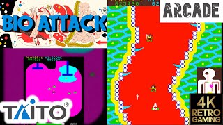 Bio Attack Arcade ( Taito 1983 ) 4k Gameplay