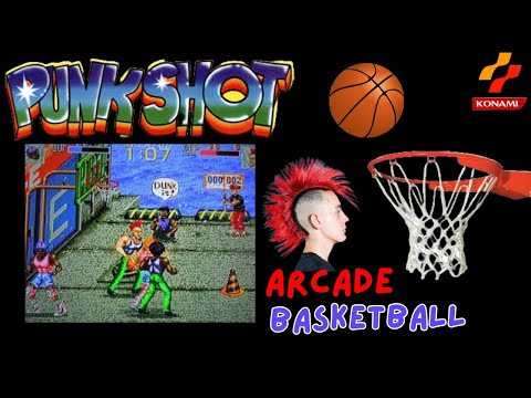 Punk Shot (1990) Arcade Basketball Game by Konami  longplay #arcade #basketball #90s #retrogaming - YouTube