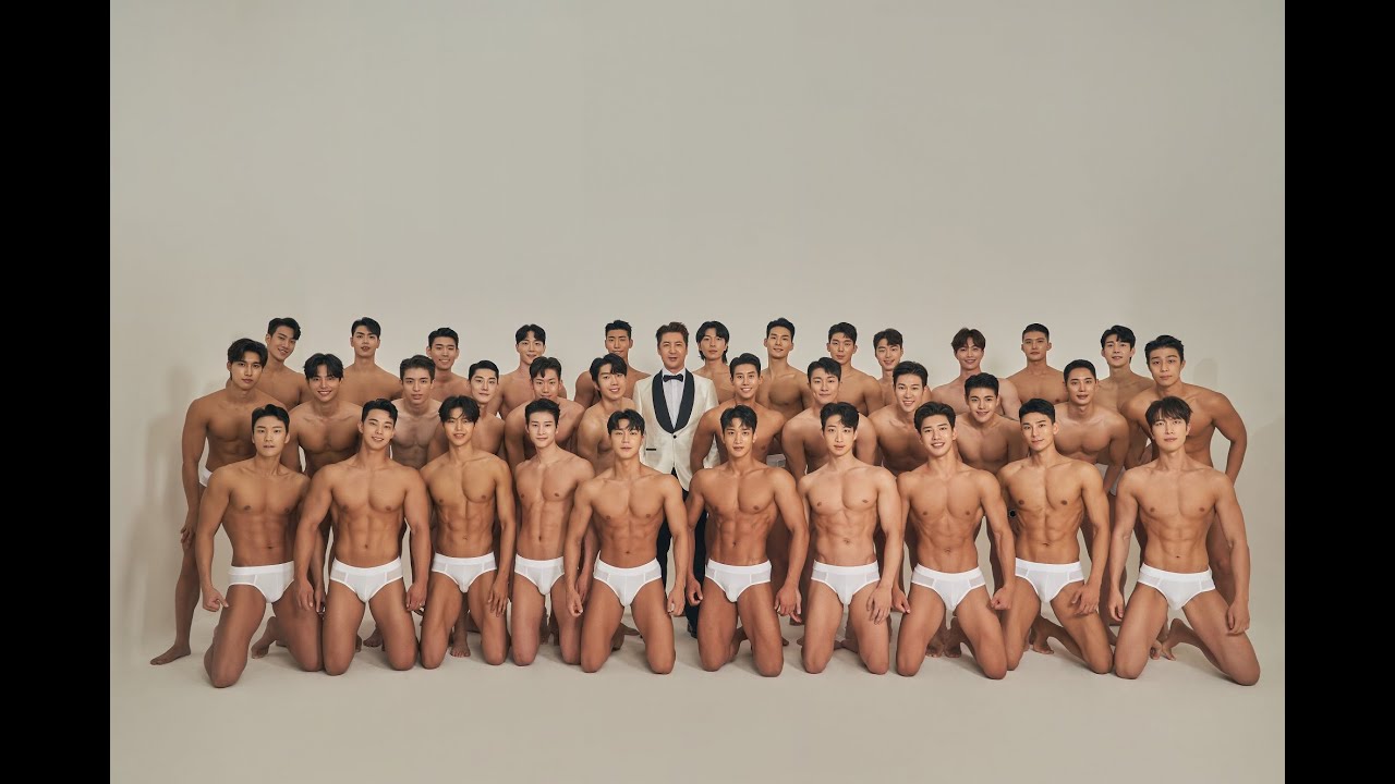 Mister International Korea 2022 Body Profile Sketch - 2022 미스터인터내셔널 코리아 언더웨어 촬영 스케치