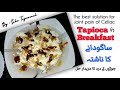 Tapioca breakfast | Sagudana ka nashta | healthy gluten free breakfast | Khana Pakana Gluten free