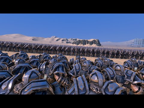 20000 ORCS vs 20000 DWARFS - Ultimate Epic Battle Simulator UEBS