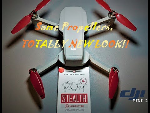 DJI MINI 2 | MASTER AIRSCREW 'STEALTH' PROPELLERS (PLEASE ON THE SUBTITLES)