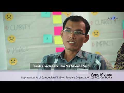 Image of the video: AGENDA Interview with Cambodian Disability Rights Advocates