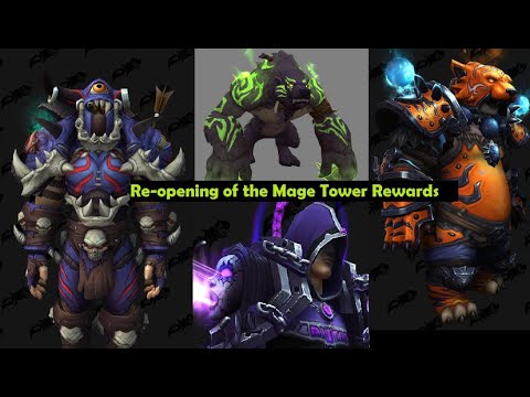 Mage Tower TIER SET Rewards (Shadowlands patch 9.1.5)