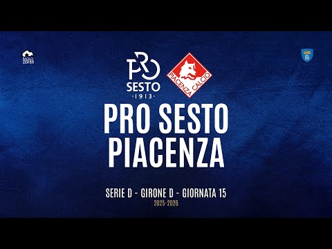 [HIGHLIGHTS] Serie D Group D 25/26 | Matchday 15 | Pro Sesto vs. Piacenza
