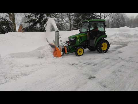 John deere 2036R   matev snowblower Schneefräse SBL-M 14-40C