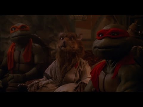 Teenage Mutant Ninja Turtles II (1991) - Professor Perry Meets Splinter Scene (HD)