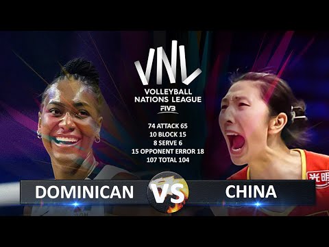 Dominican Republic vs China | Women's VNL 2025