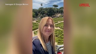 Meloni ai maturandi: «In bocca al lupo e dimostrate chi siete»