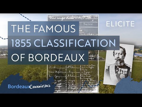 The 1855 Bordeaux Wine Classification System