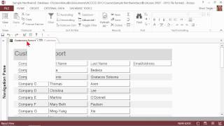 Microsoft Office Access 2013 Tutorial: Hiding Fields and Duplicates | K Alliance