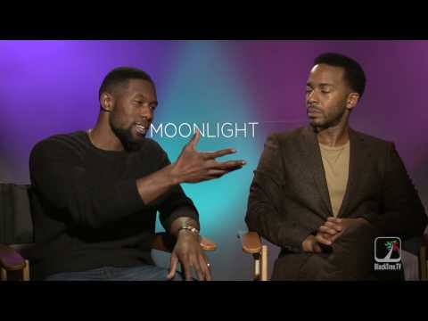 MOONLIGHT interview w/ Trevante Rhodes and Andre Holland