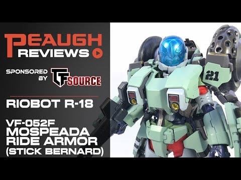 Video Review: Sentinel Riobot R-18 MOSPEADA VF-052F Ride Armor (Stick Bernard)