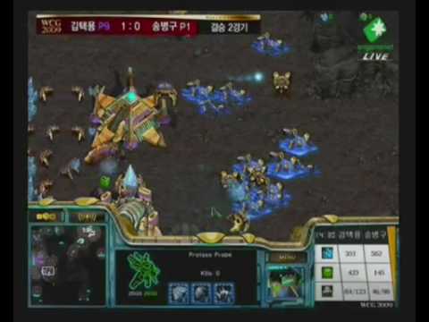 Dual with DejaVu - Bisu vs Stork @ WCG Korea 2009 Finals - Set 2 - Part 2/2