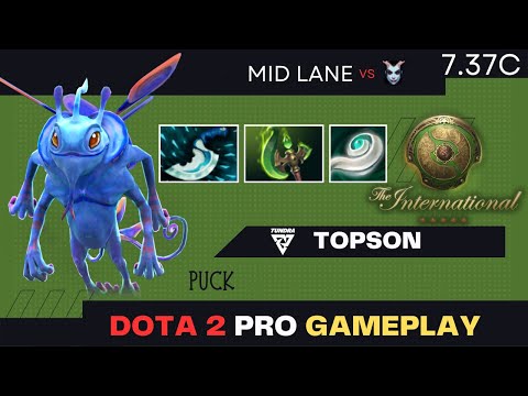 TOPSON - Puck mid vs Queen of Pain | The International 2024 - Dota 2 Pro Gameplay Full Game [7.37c]