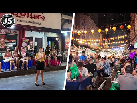 Bangkok Night Walk in Patpong & Silom | Thailand Nightlife w/@ActionKid