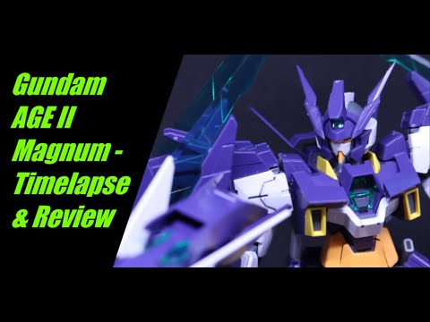 MG Gundam Age II Magnum - Timelapse & Review