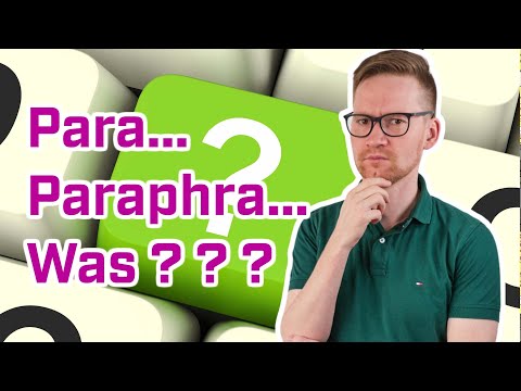 Paraphrasieren - der schmale Grat zwischen Plagiat & Verfälschung