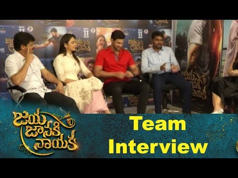 Jaya Janaki Nayaka Team Interview