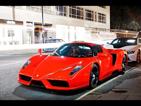 LOUD Ferrari Enzo with Straight Pipes in London !