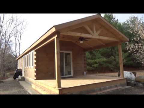 Deliverable mini log homes ready to move