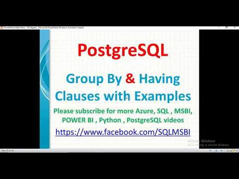 Postgresql Tutorials | Group By Having Clause in PostgreSQL | postgresql having clause