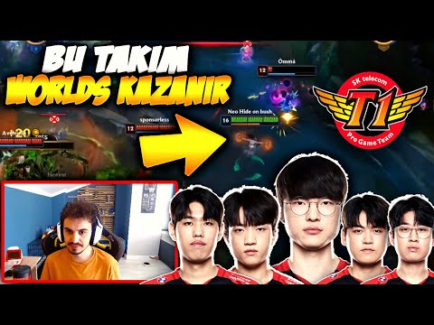 Naru - FAKER VE T1 TAKIMININ CHALLENGER ELO'YU DARMADUMAN ETMESİNİ İZLİYOR!! @NaruLoL