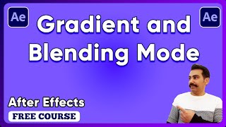 Gradient and Blending Mode for shapes Ep13 (After Effects Tutorial)