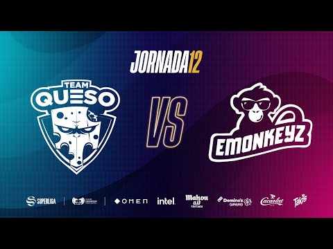 TEAM QUESO VS EMONKEYZ CLUB - LEAGUE OF LEGENDS - SUPERLIGA - JORNADA 12