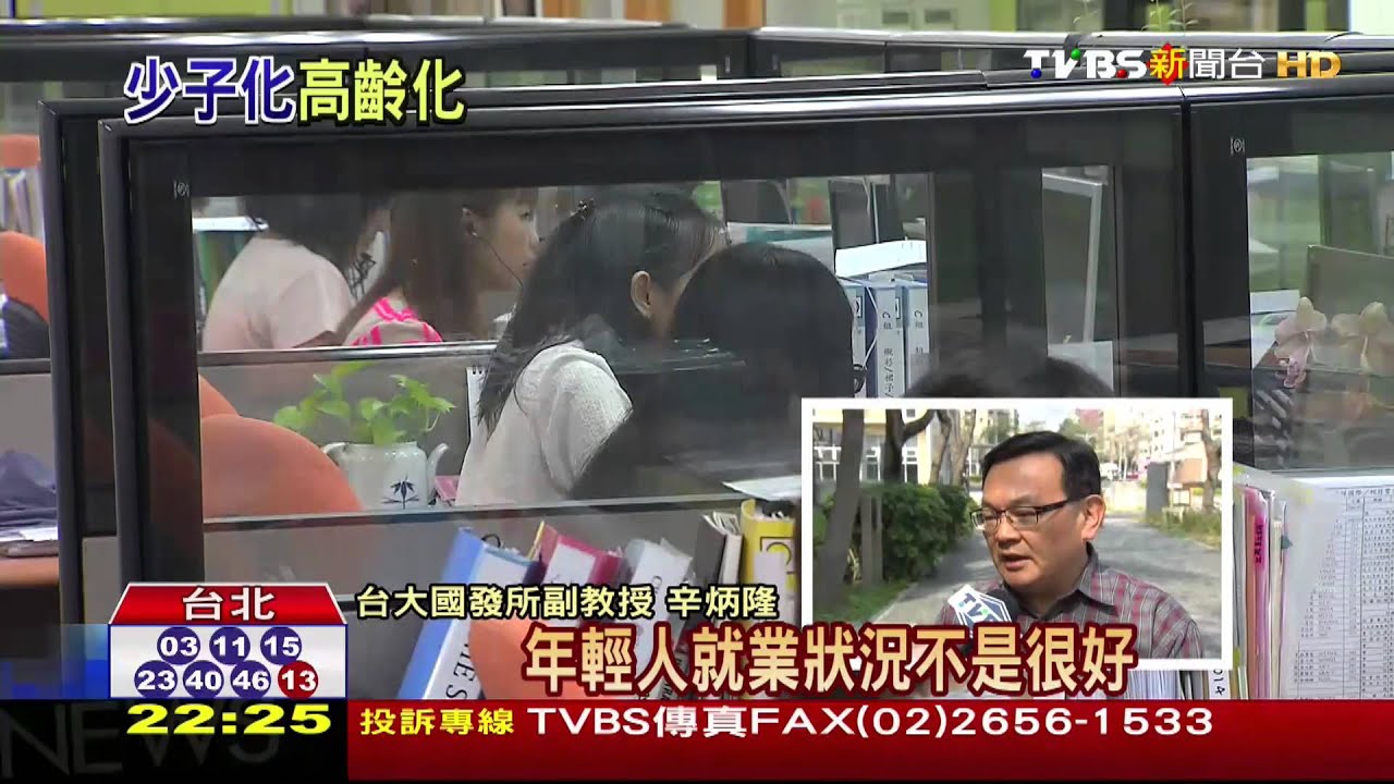高齡加少子化嚴重 每年少15萬工作人口