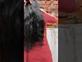 Hot Mature Aunty In Saree Combing Her Long Hair Back View