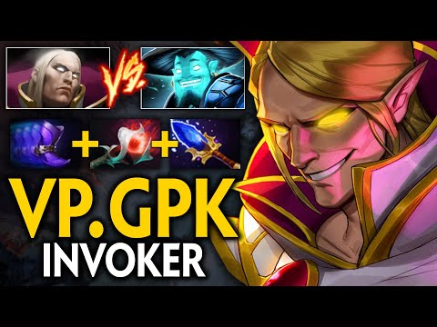 AMAZING GAMEPLAY!! VP.GPK INVOKER vs STORM SPIRIT MID | PERFECT COMBINATION SKILLS | Dota 2 Invoker
