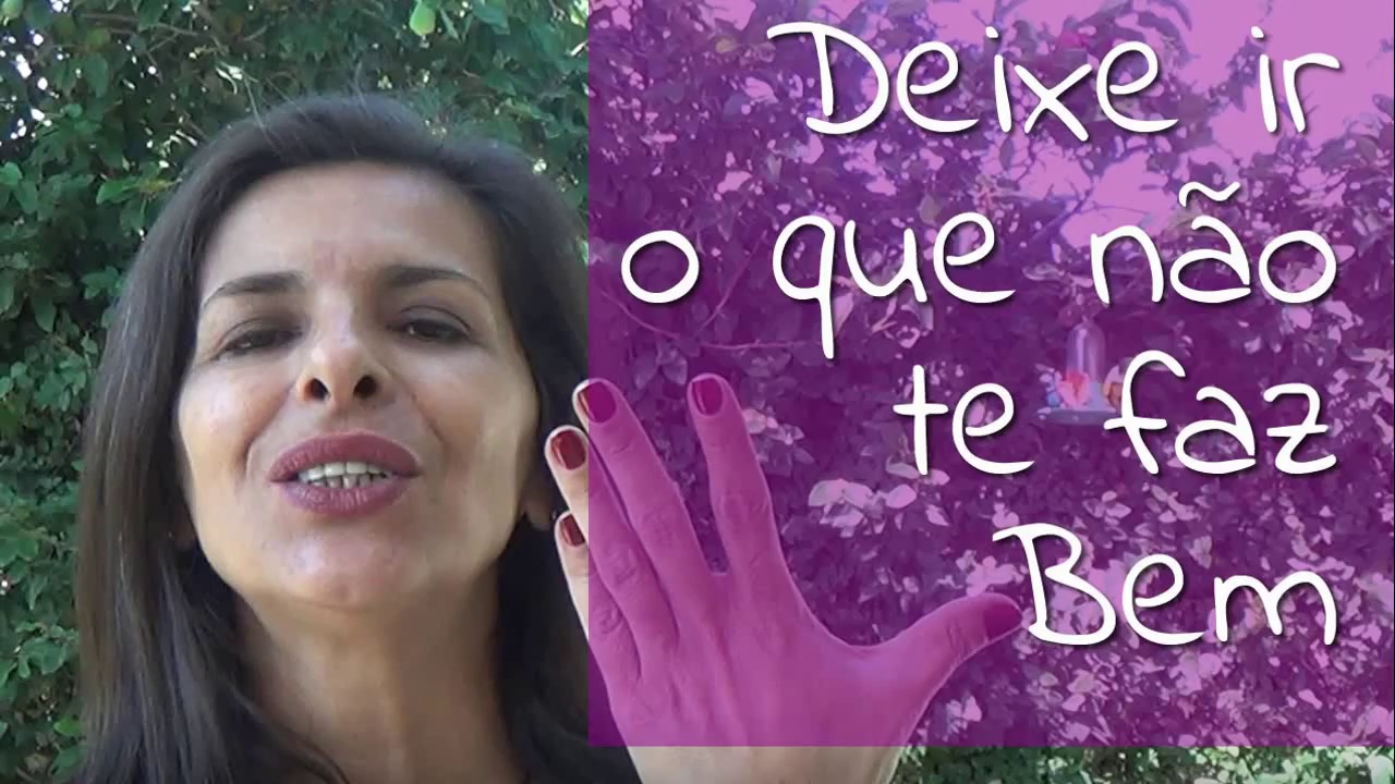Deixe ir o que não te faz Bem