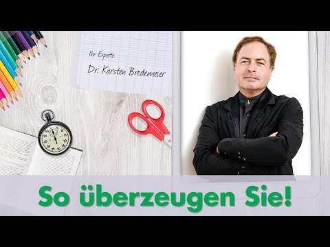 Rhetorik: So überzeugen Sie Menschen – 3 einfache Tipps | Dr. Karsten Bredemeier |Soft Skills Circle