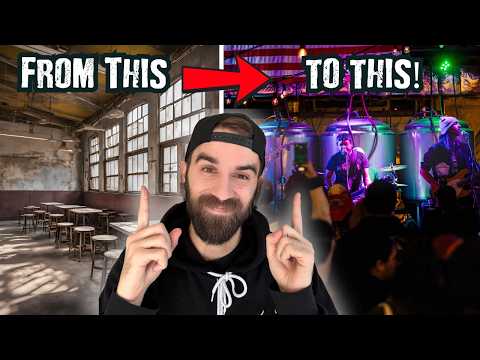 We Transformed a Brewery into a Live Music Venue for CHEAP! (Here’s How)