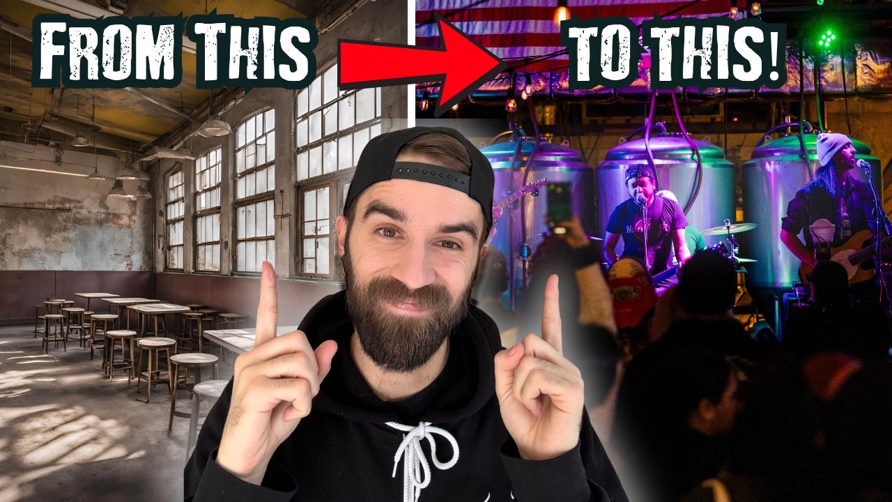 We Transformed a Brewery into a Live Music Venue for CHEAP! (Here’s How)