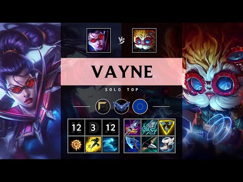 Vayne Top vs Heimerdinger: Dominating - EUW Diamond Patch 14.24