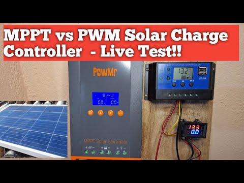 MPPT vs PWM Solar Charge Controller - Live Test!!