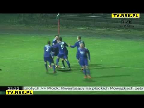 tv.nsk.pl 2013-11-03 MKS Świt Nowy Dwór Maz. - Olimpia Zambrów 1-2 (1-0) bramki relacja konferencja
