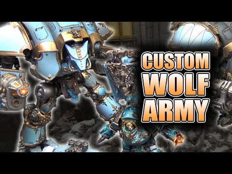 Army of Fenris. Dark Bunny Wolf Knight & Walker Showcase
